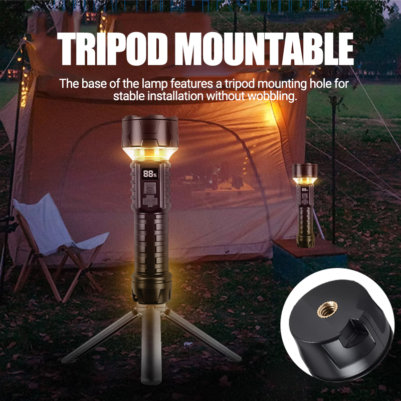 COB LED 손전등 충전식 랜턴 7코어 캠핑 토치 레 - Hiking 리뷰 및 가격